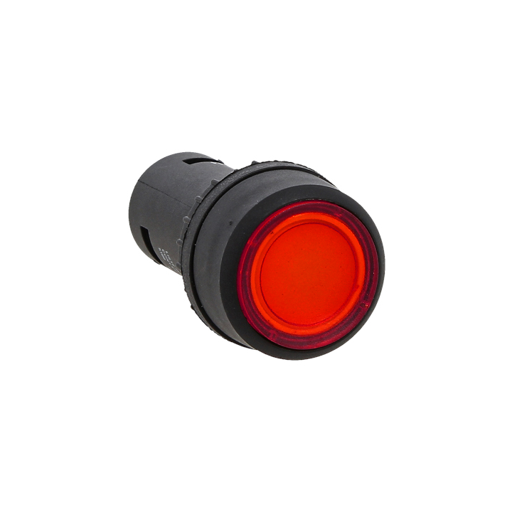 Кнопка SW2C-10D с подсветкой красная NC EKF_IP54 Кнопка SW2C-10D с подсветкой красная NC EKF_IP54