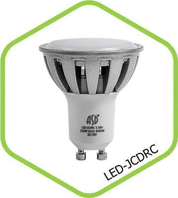 GU10 5,5Вт 260В 3000К LED-JCDRC-standard  Лампа светодиодная ASD GU10 5,5Вт 260В 3000К LED-JCDRC-standard  Лампа светодиодная ASD