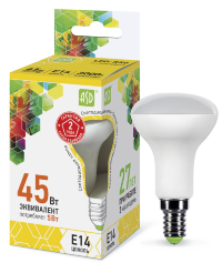 Е14 5Вт 4000К 220В 450Лм LED-R50-standard Лампа светодиодная ASD