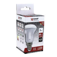 Е14 5Вт 4000К 230В 420Лм FLL-R50 Лампа светодиодная EKF Simple